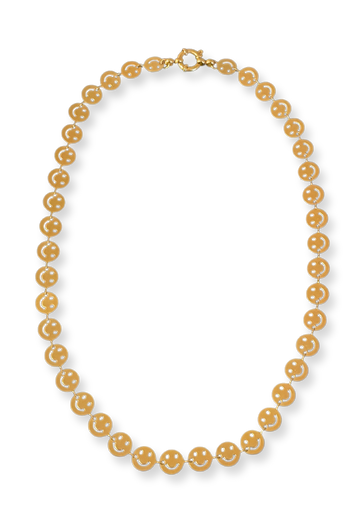 Smiley Gouden Ketting