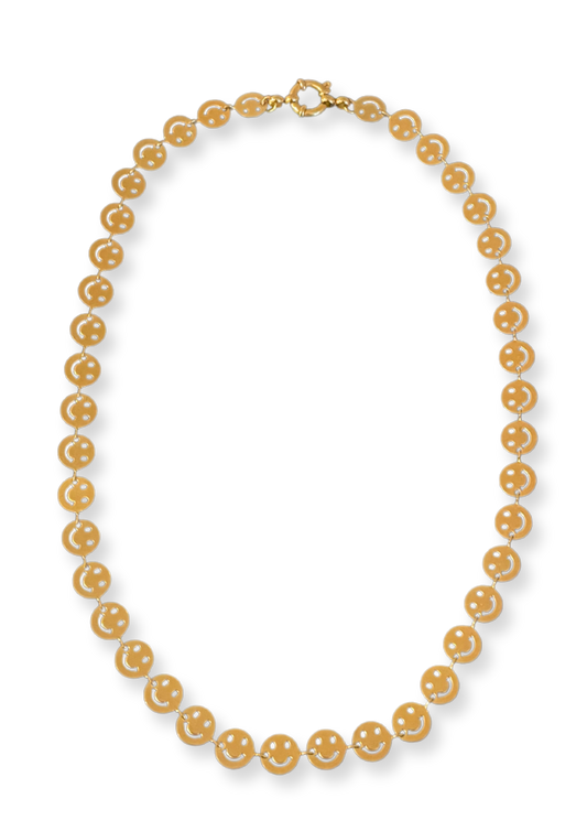 Smiley Gold Necklace