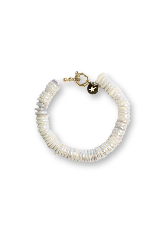 Disco Pearl Bracelet