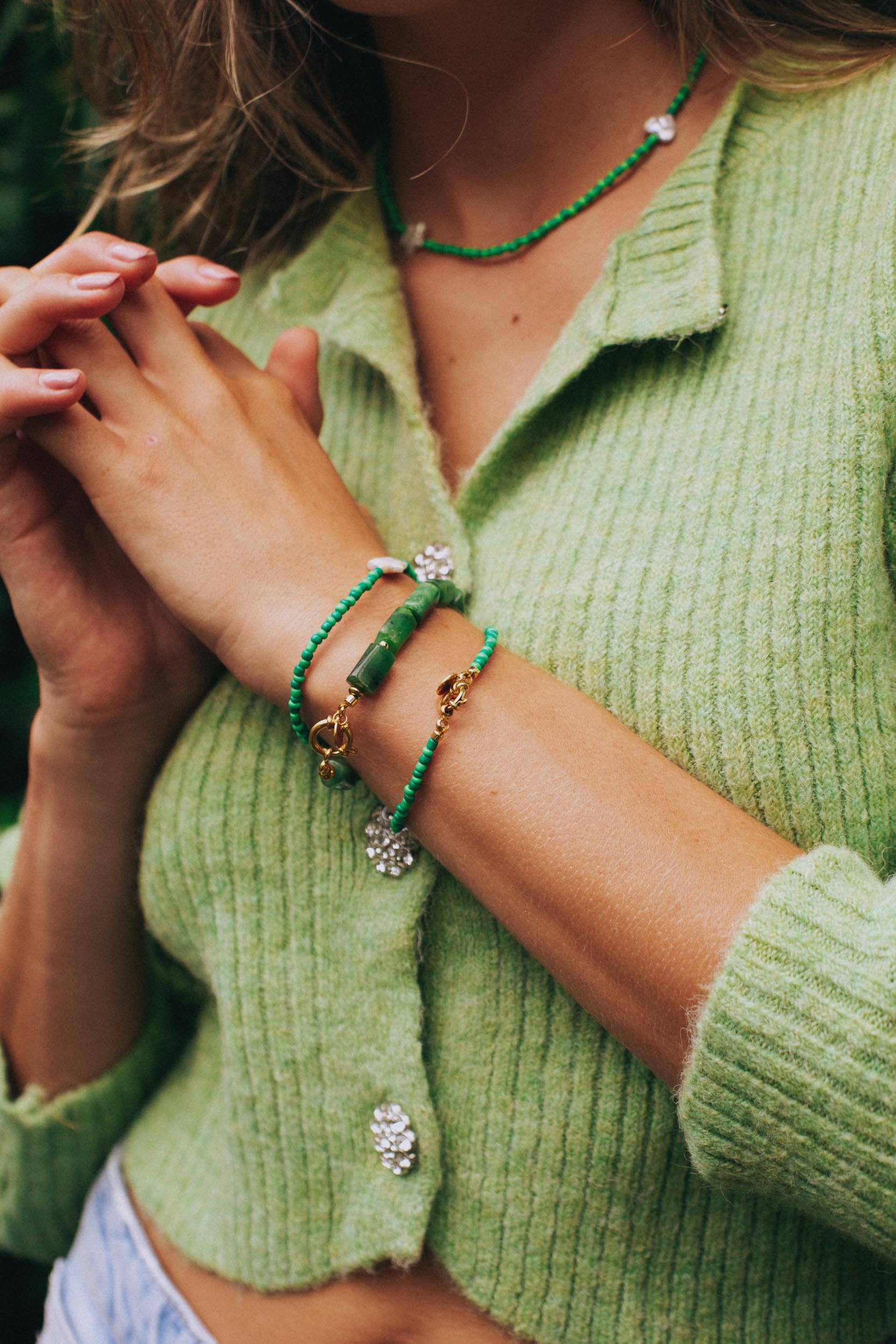 Bonnie Studios Woody green bracelet Bracelet Green
