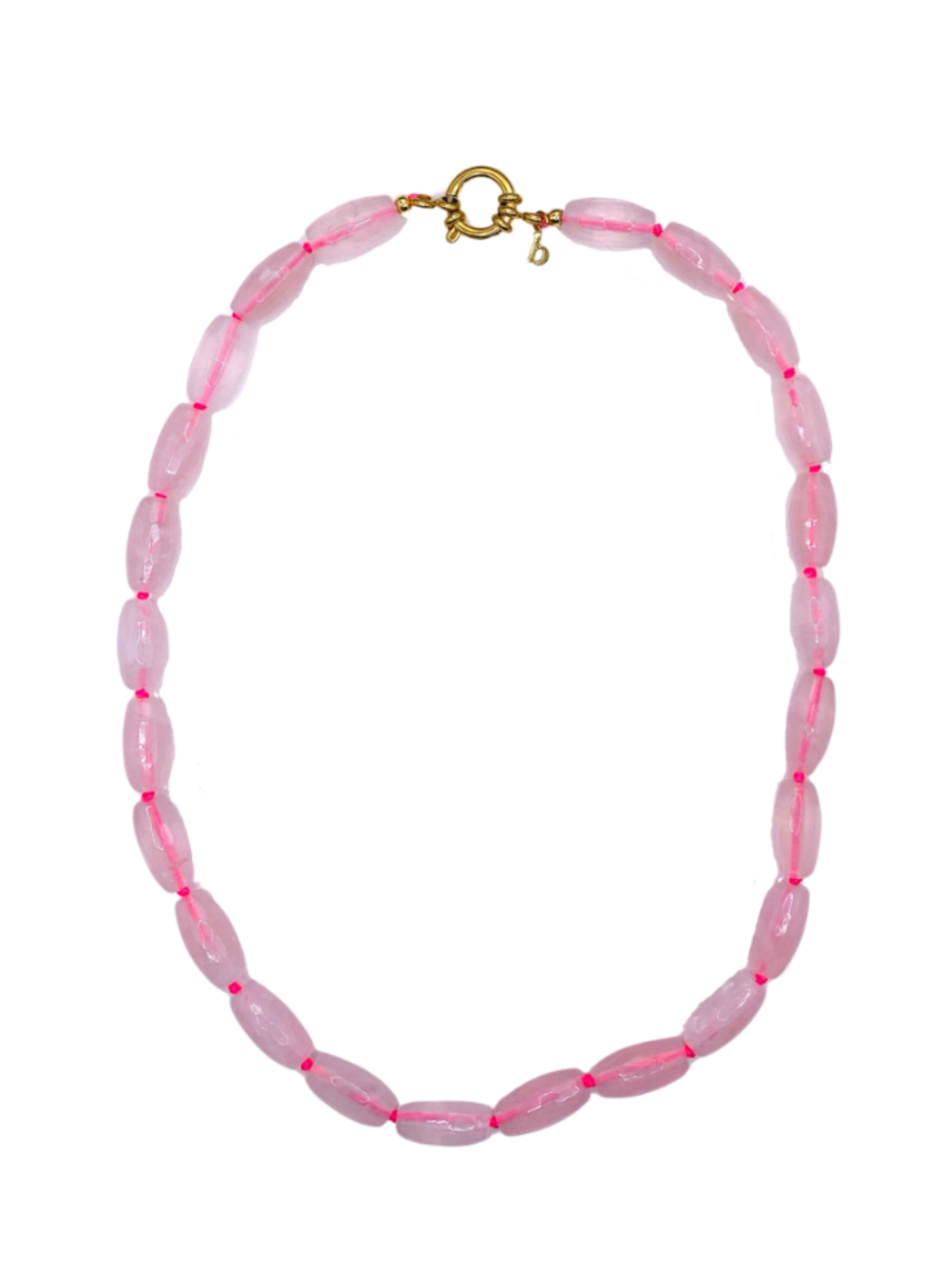 Mace Rose Quartz Necklace